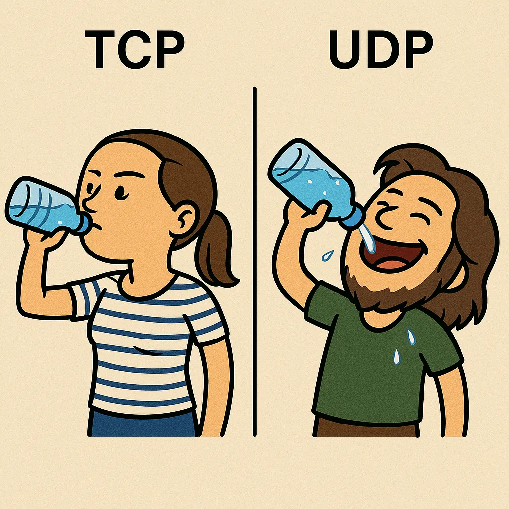 TCP vs UDP explained with a pirate theme